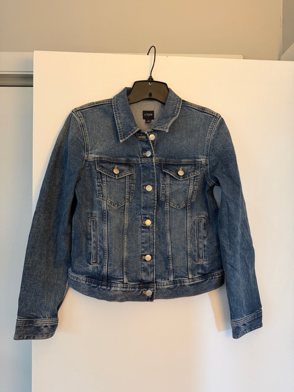 J Crew Factory classic denim jacket
